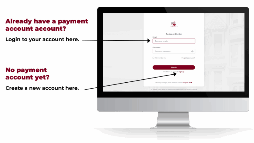 Application, Deposit and Lease Payment system